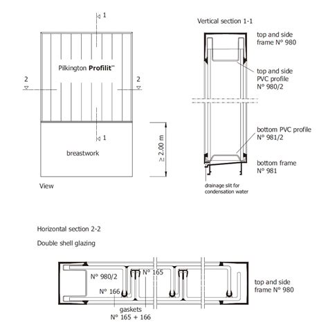 glass chanel|channel glass in plan.